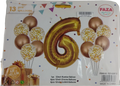 Casey 13pc Gold and White Balloon Set Nr 6 My Store