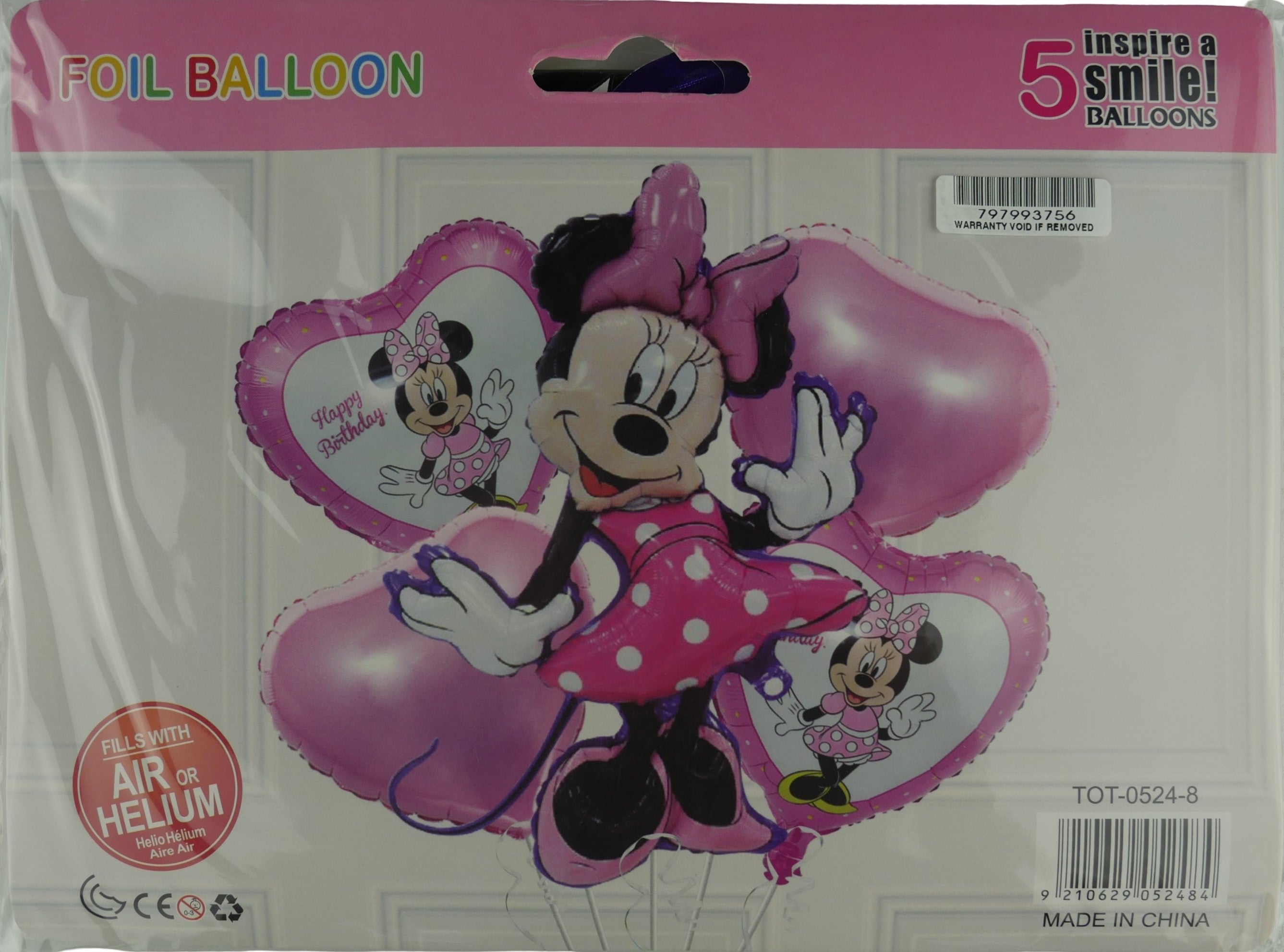 Casey 5pc Mickey Themed Birthday Balloon Set My Store