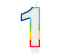 Casey 7cm Multicolor Numerical Birthday Candle Nr.1 My Store