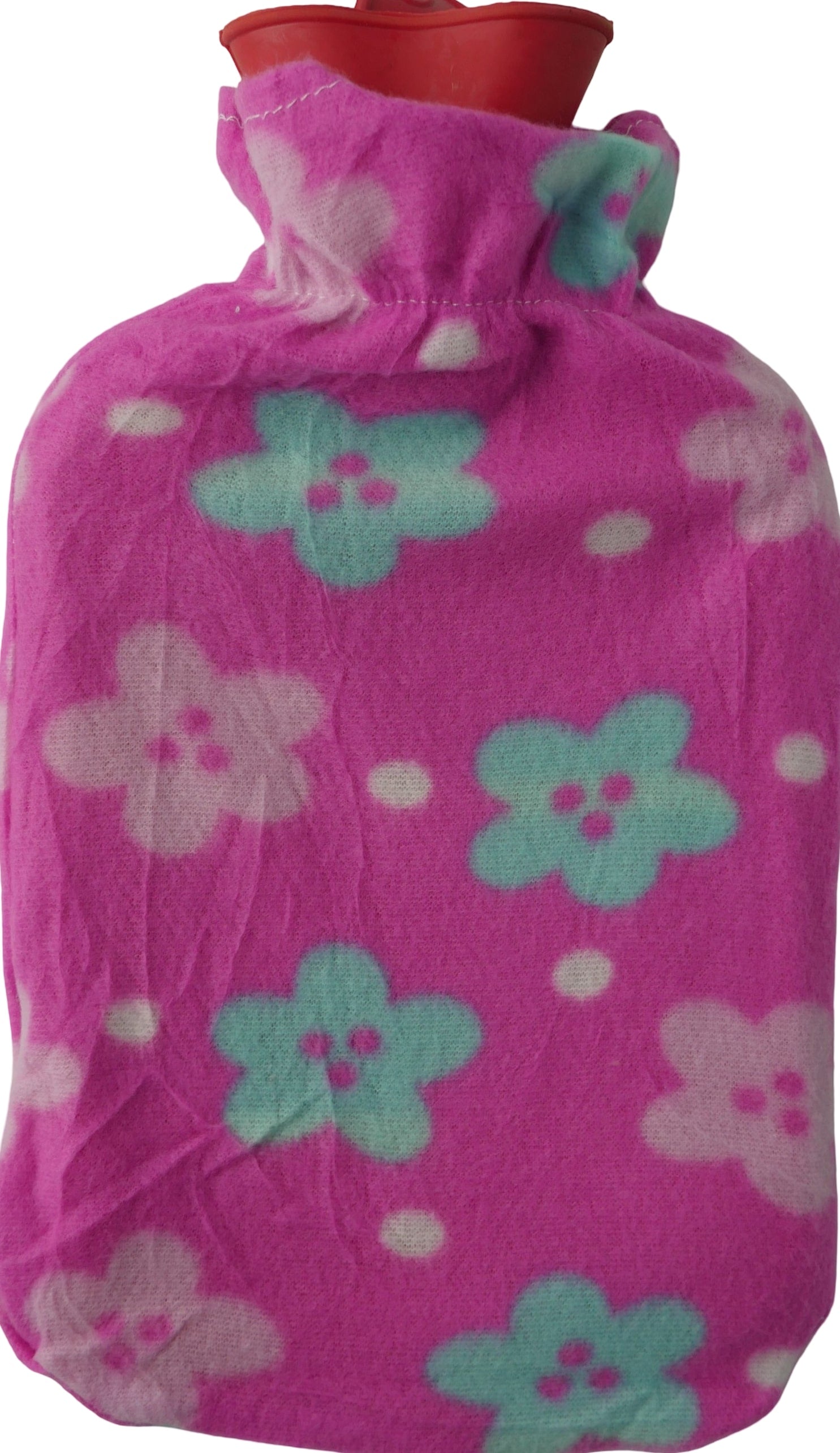 Casey Deluxe Rubber 2 Litre Hot Water Bottle Pink Flower My Store