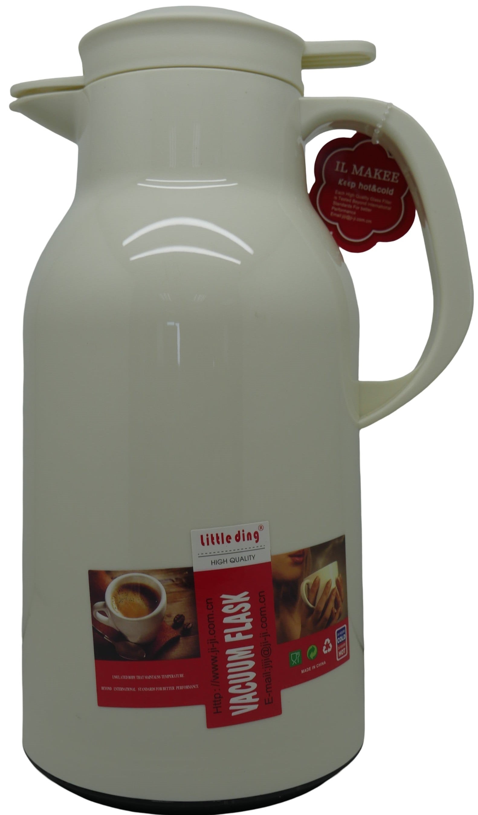Casey Little Ding 1.3L Flask Jug White My Store