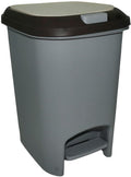 Casey 10 Litre Step On Pedal Waste Bin Grey My Store