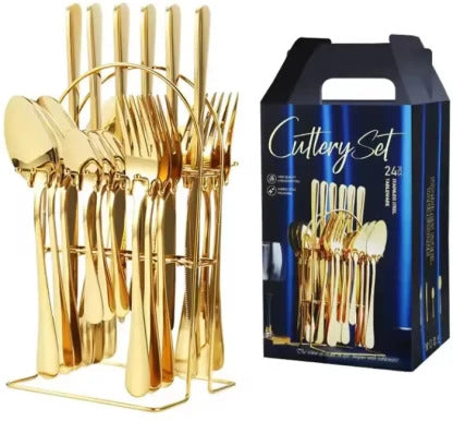 Casey Everyealth Stainless Steel Cutlery 24 Piece Set My Store
