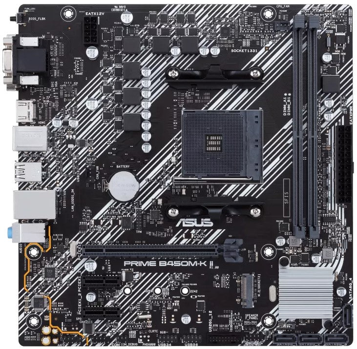 Asus Prime B450M-K II AMD Socket AM4 Micro ATX Motherboad My Store