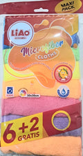 Casey 8 Pack Microfiber 30x30cm Assorted Cleaning Cloths My Store