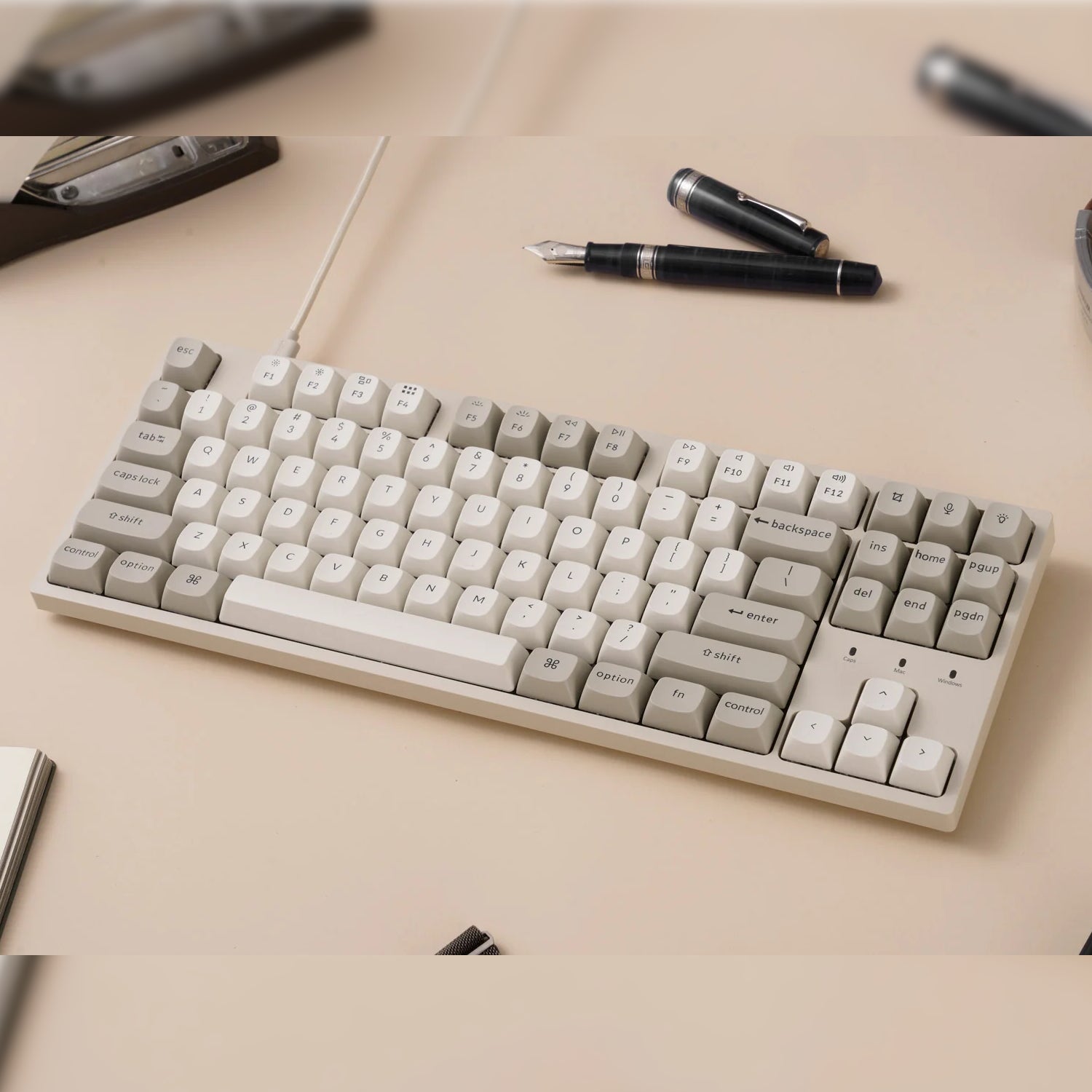 Keychron C1 Pro 8K 80% Super Red Hot-swappable RGB Wired Mechanical Keyboard