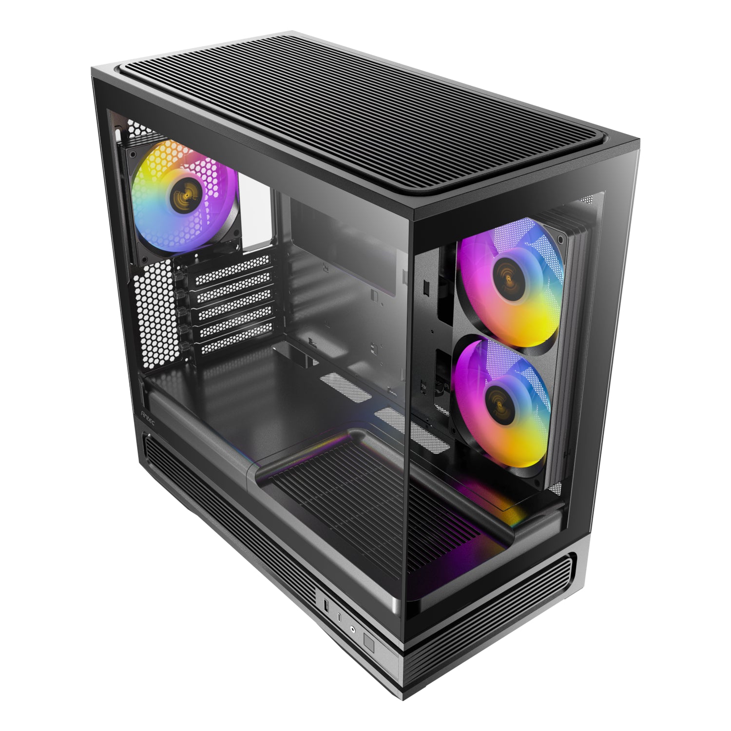 Antec C2M ARGB Compact Micro-ATX Gaming Chassis - Black