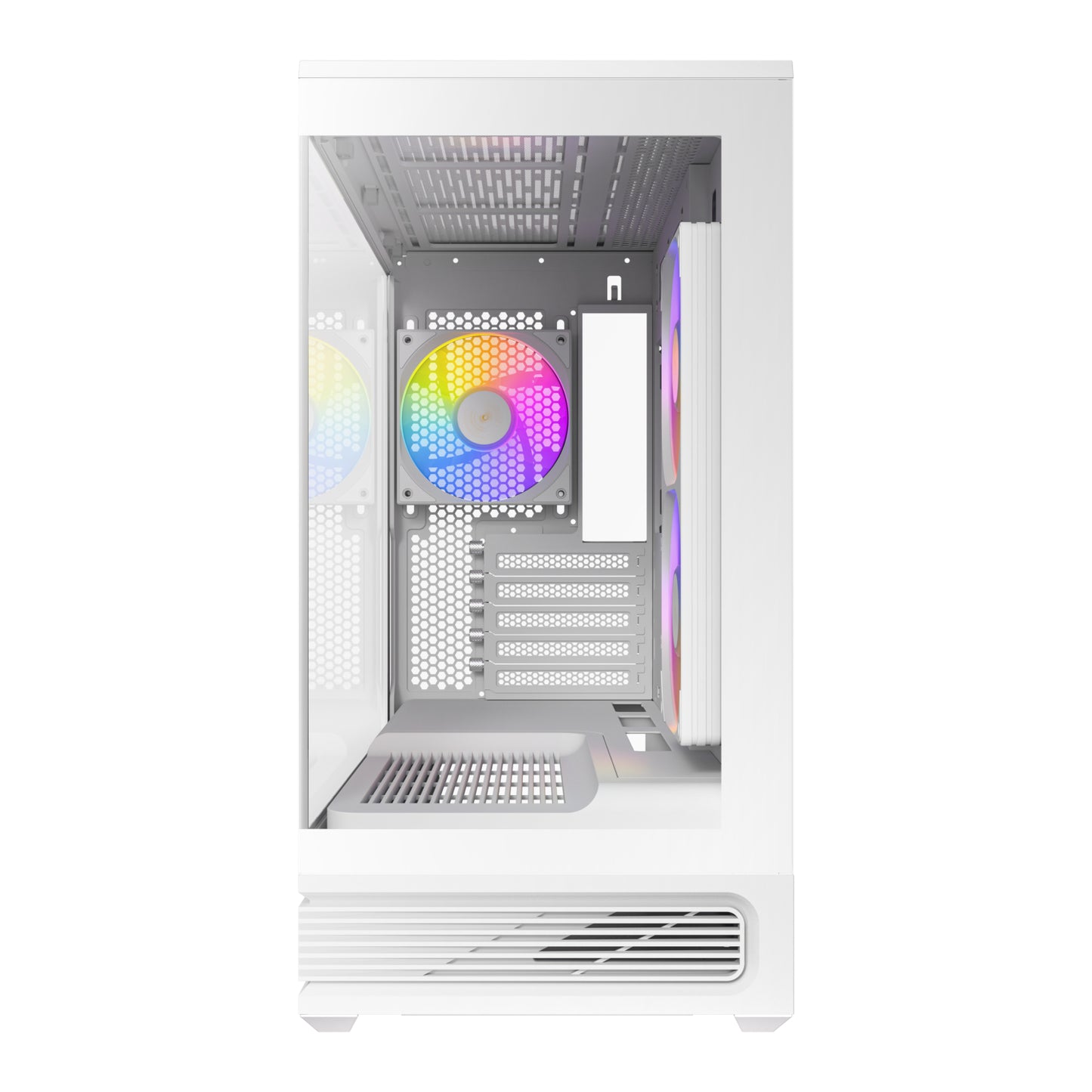 Antec C2M ARGB Compact Micro-ATX Gaming Chassis - White