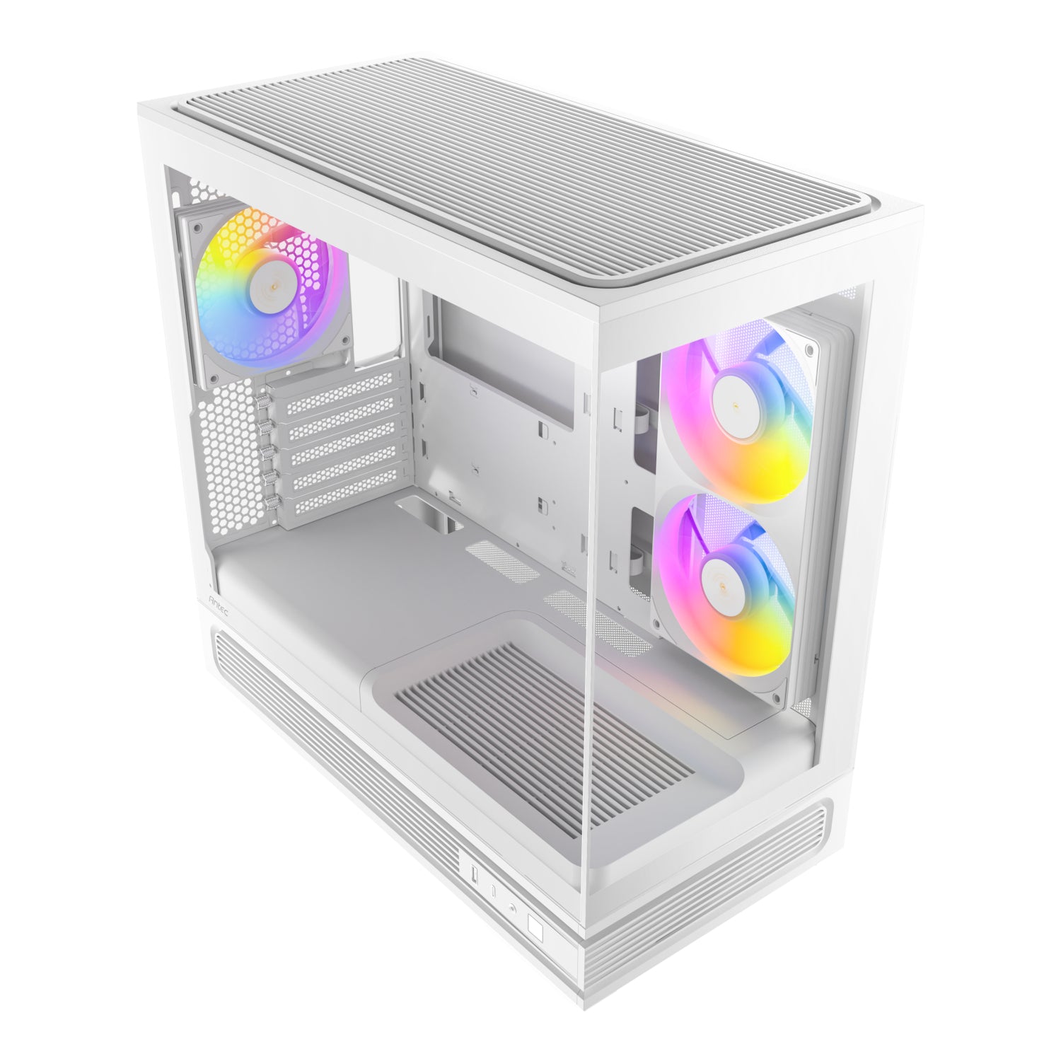 Antec C2M ARGB Compact Micro-ATX Gaming Chassis - White