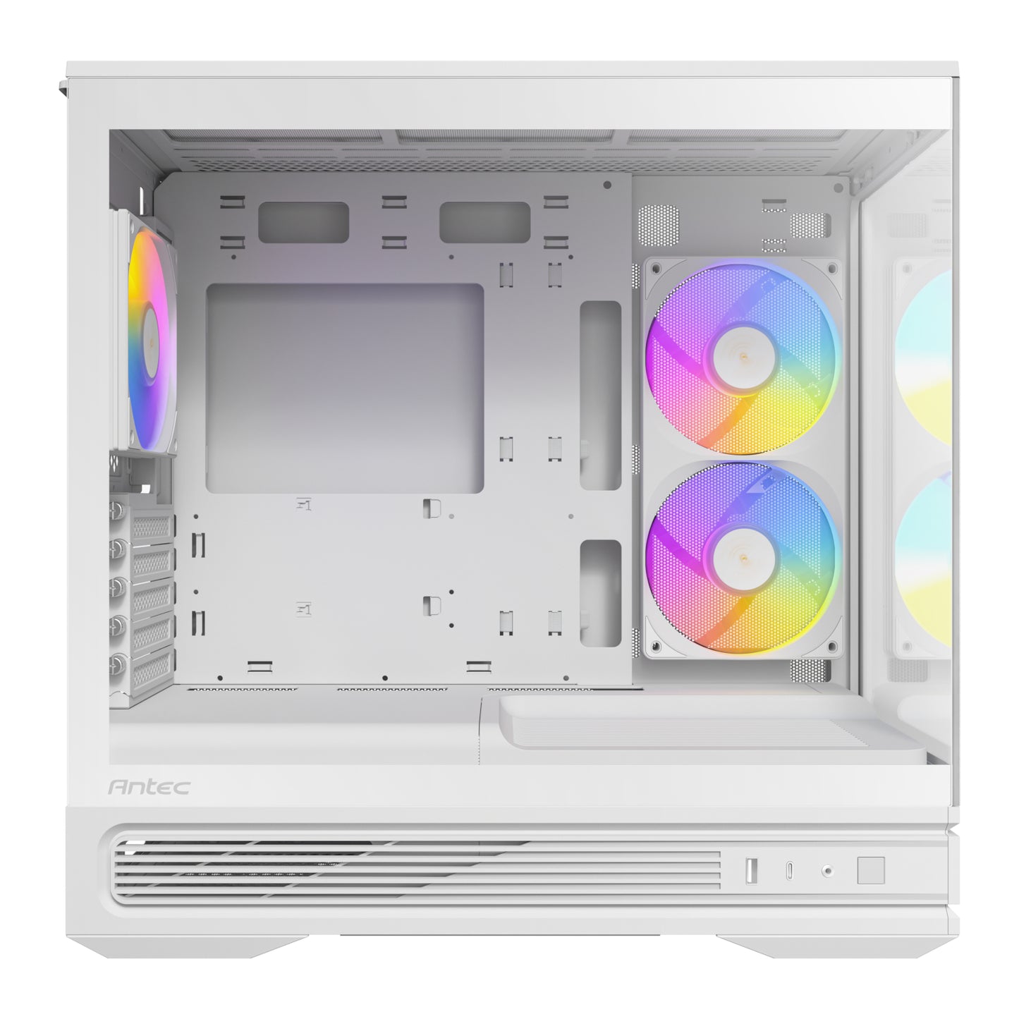 Antec C2M ARGB Compact Micro-ATX Gaming Chassis - White