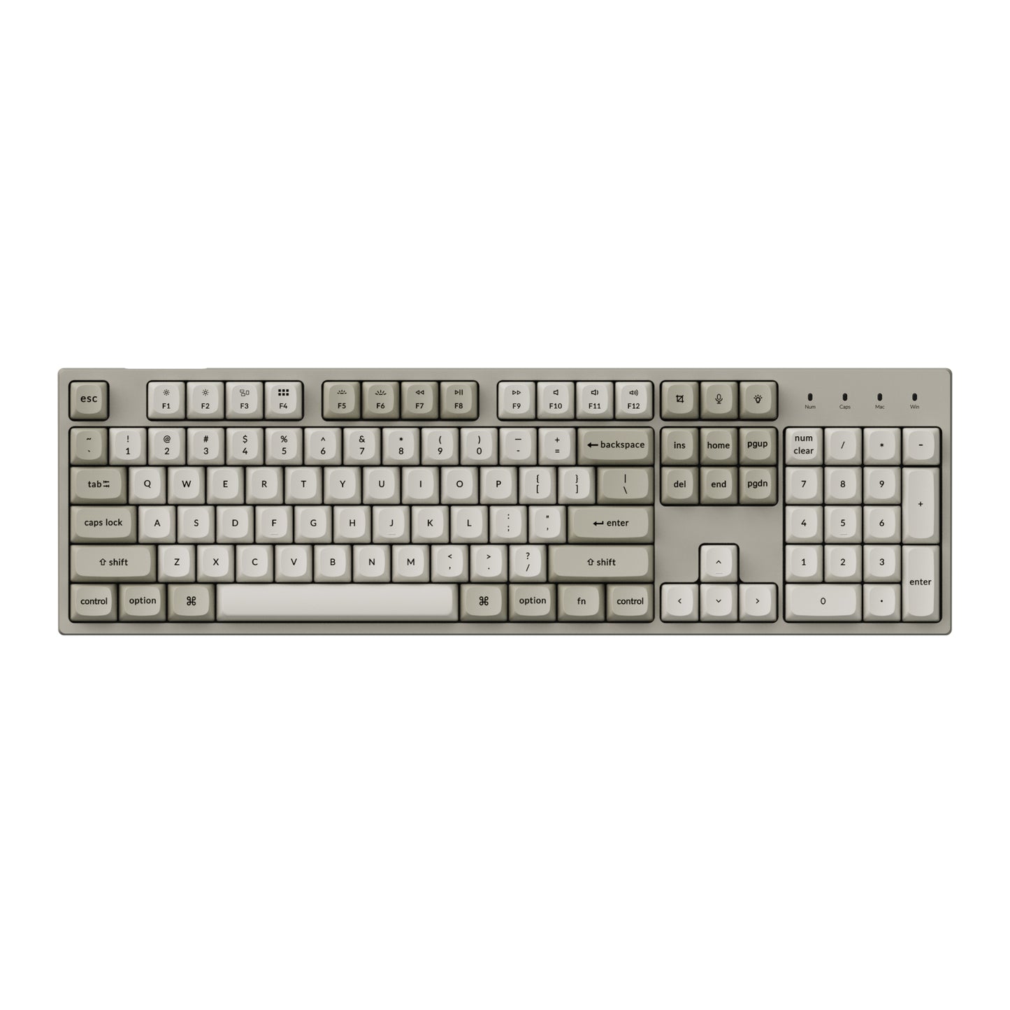 Keychron C2 Pro 100% 8K Super Red Switch Hot-Swap RGB Wired Custom Mechanical Keyboard