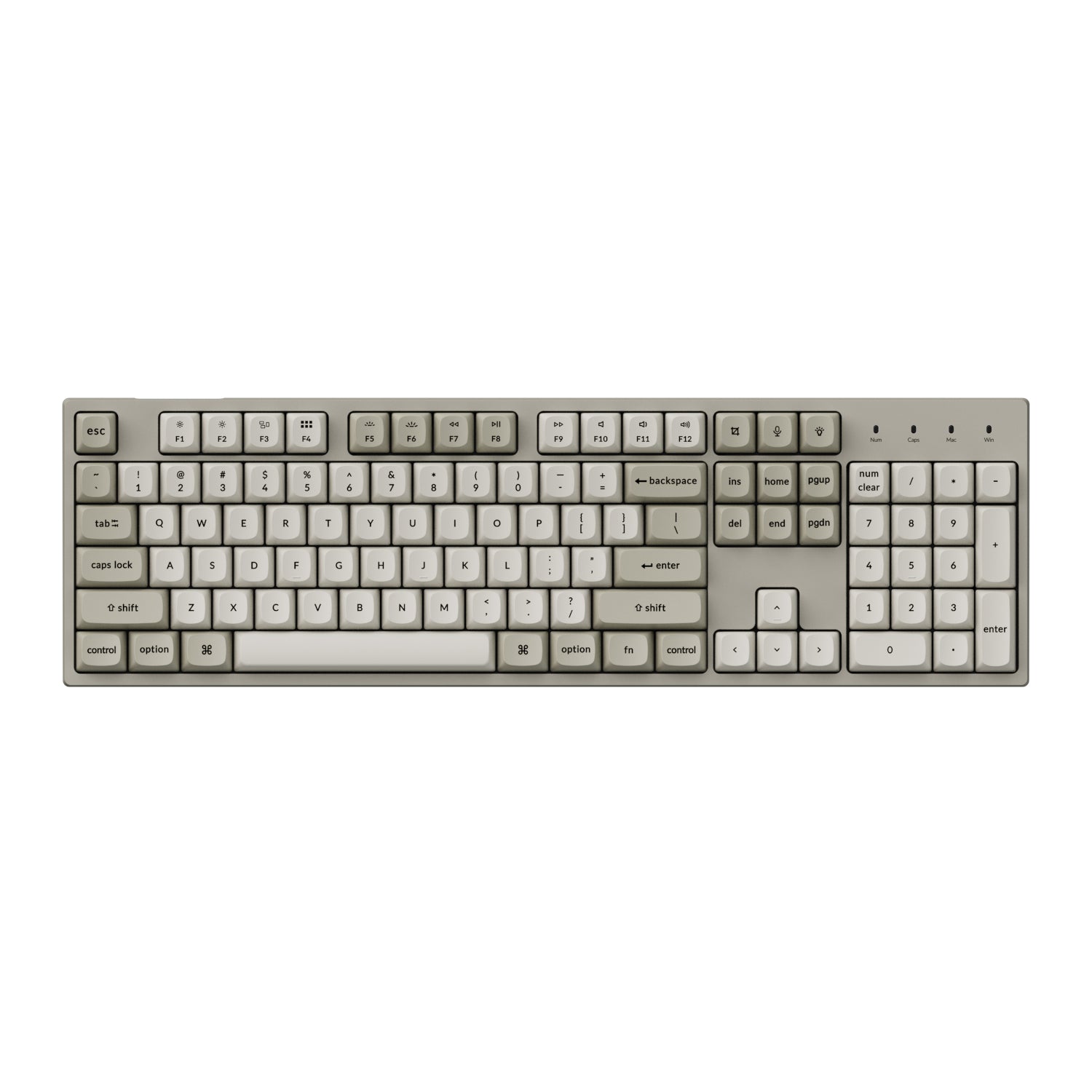 Keychron C2 Pro 100% 8K Super Red Switch Hot-Swap RGB Wired Custom Mechanical Keyboard