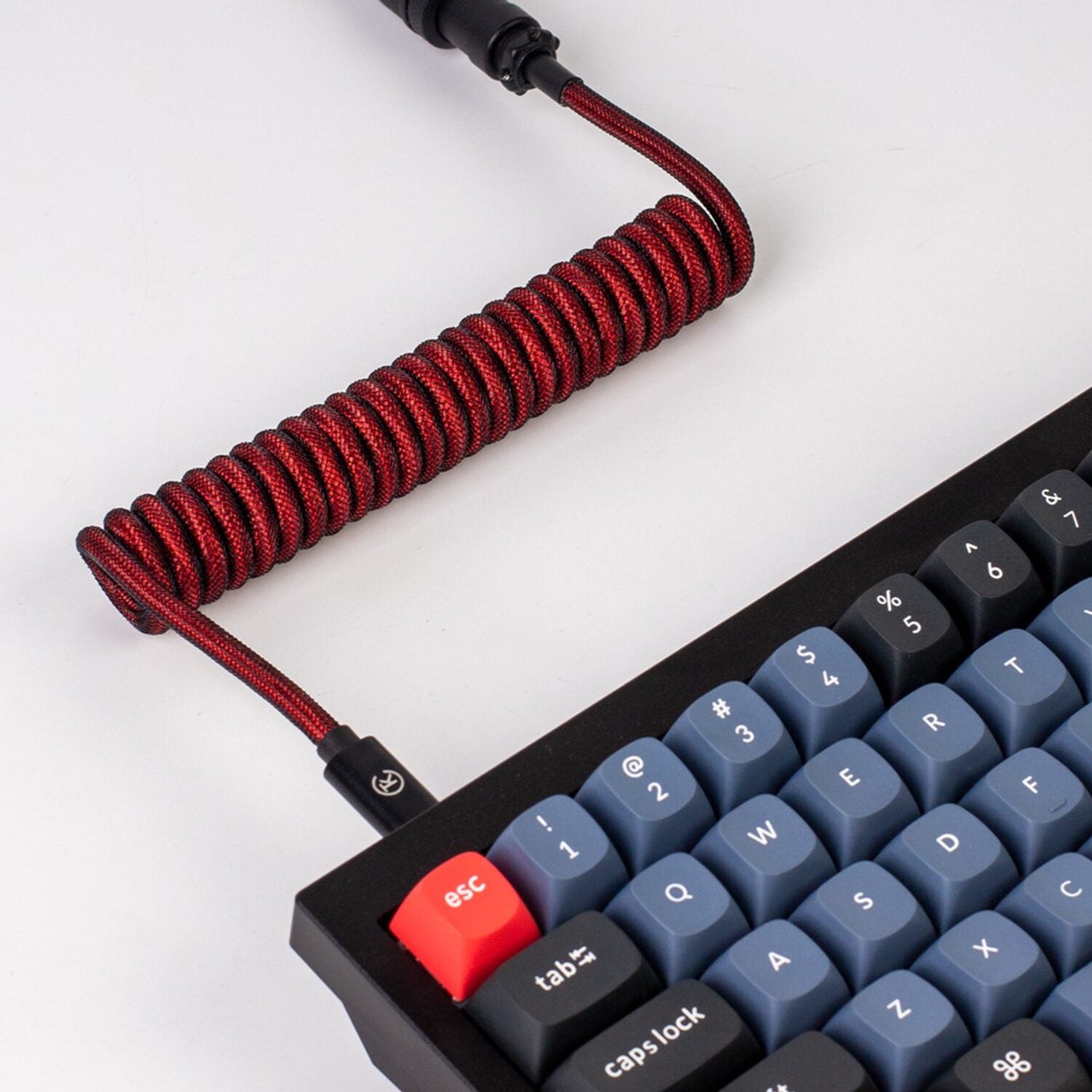 Keychron Coiled Aviator Cable - Red