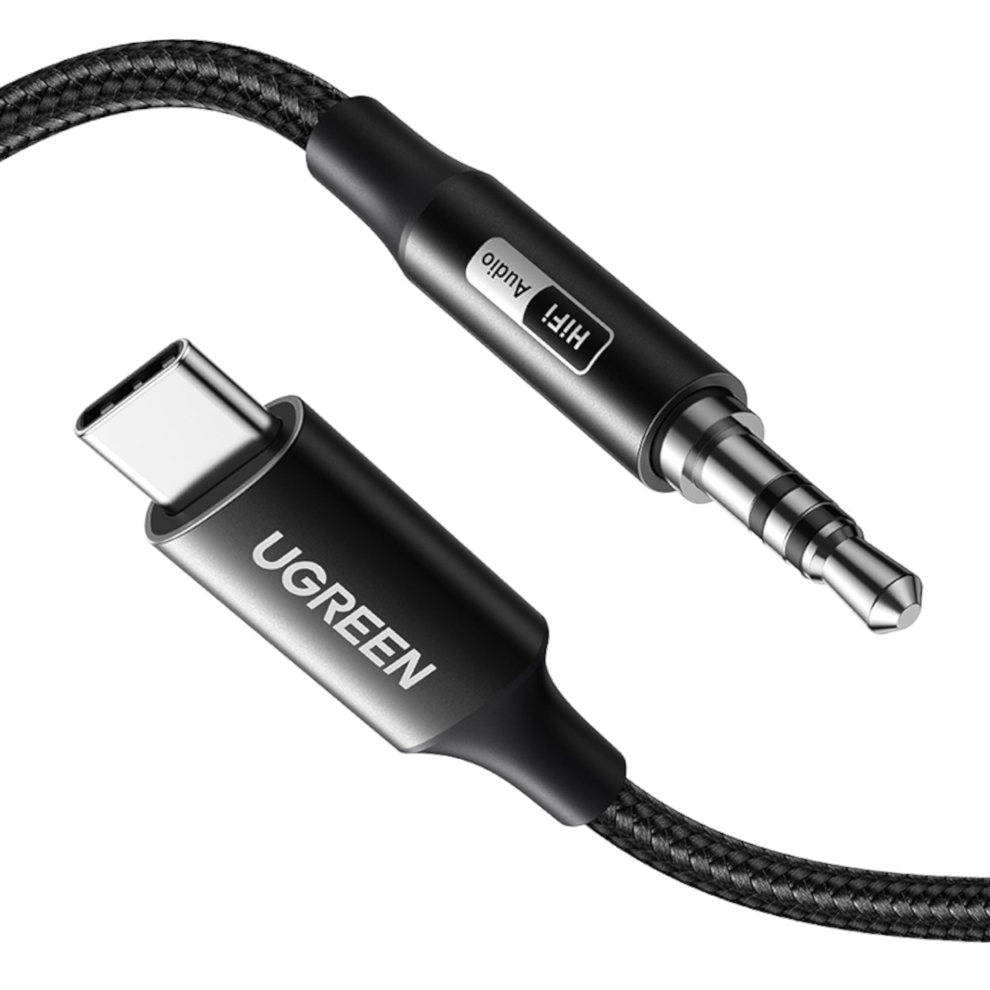 UGREEN USB Type-C to 3.5mm AUX Audio Cable 2M - Black