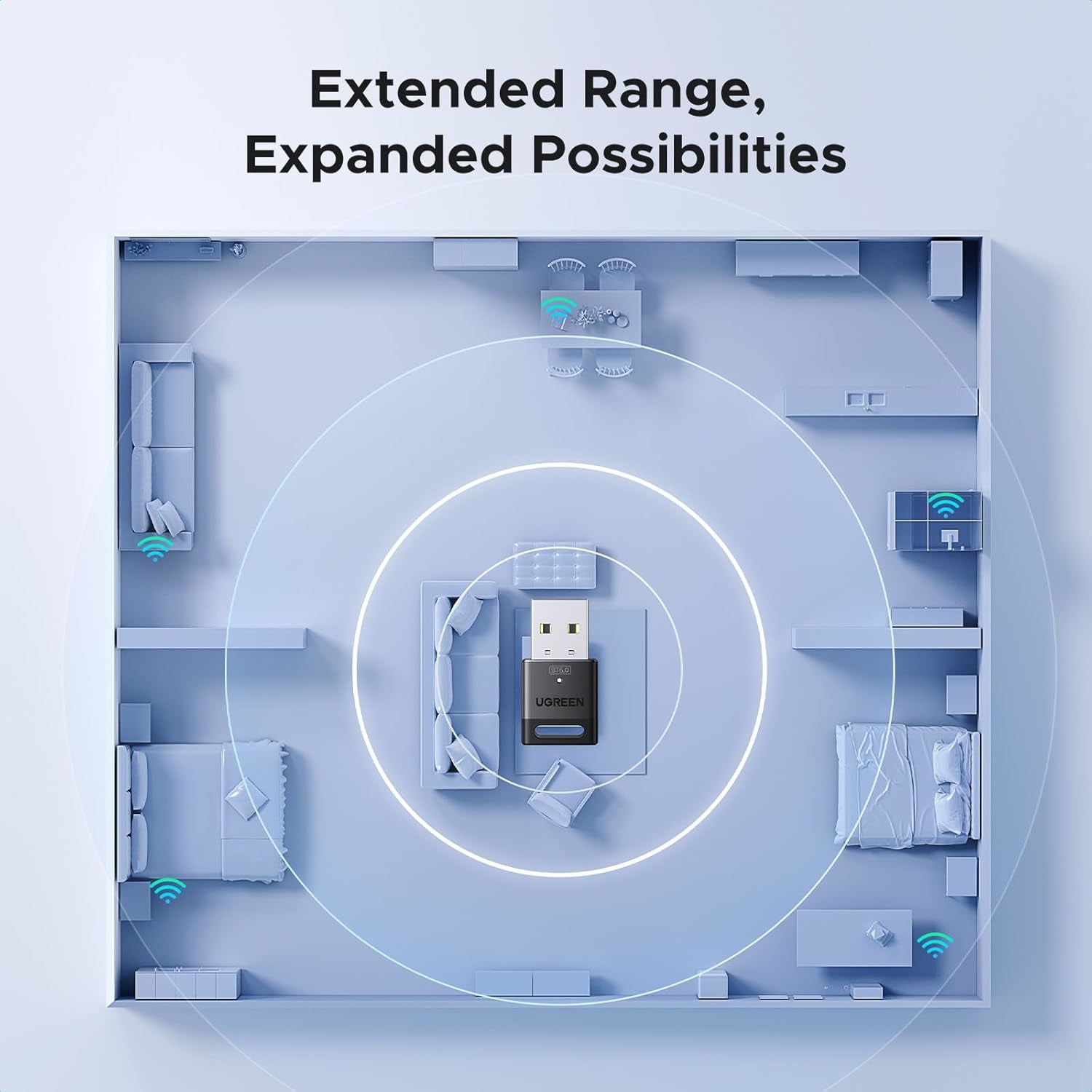 UGREEN Bluetooth 6.0 USB Adapter