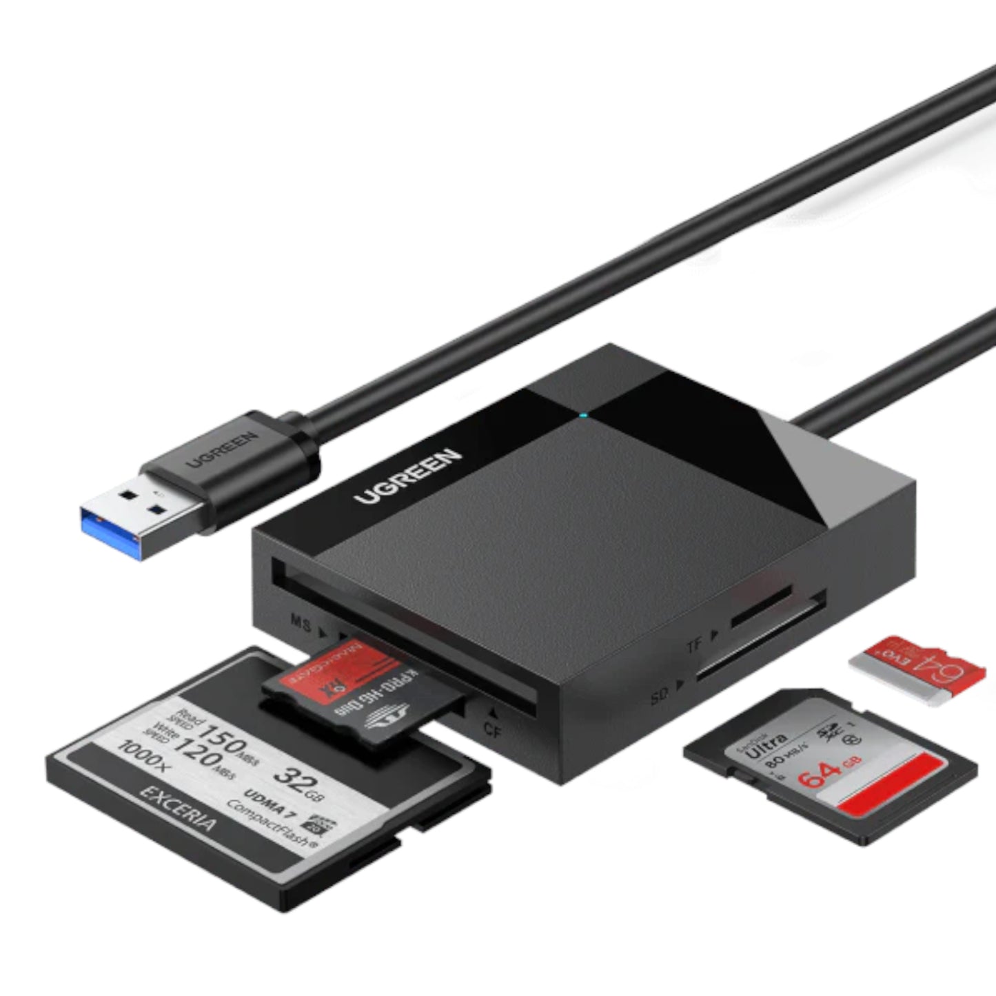 UGREEN 4-in-1 USB 3.0 Card Reader