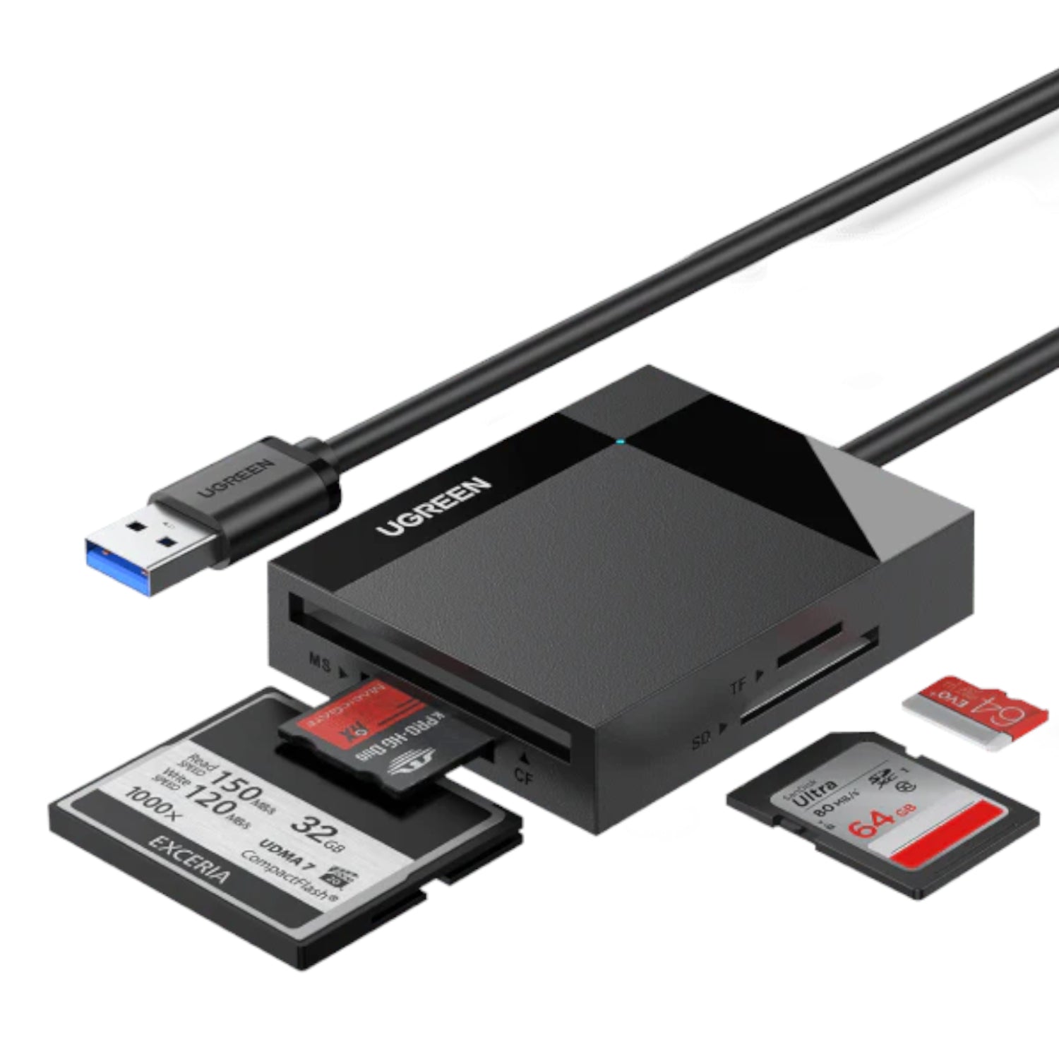 UGREEN 4-in-1 USB 3.0 Card Reader
