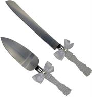 Casey Cake Knife And Spatula Server Set