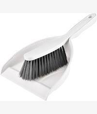 Casey Handheld Dust Pan And Brush Set White