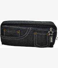 Brainware Dark Blue Denim Pencil Case