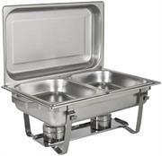 Casey Catering Rectangular Double Pan Chafing Dish