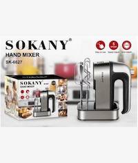 Sokany Hand Mixer 800W Silver Black