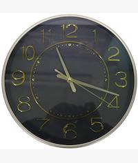 Casey Analog 30cm Round Face Gold Black Wall Watch