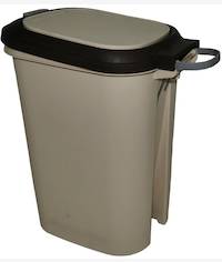 Casey 15 Litre Step On Pedal Waste Bin Beige And Brown