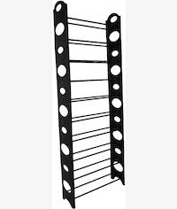 Nordic Wind 10 Tier 30 Pairs Round Shoe Rack