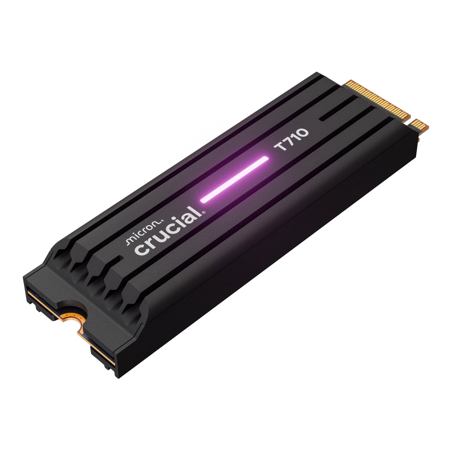 Crucial T710 2TB M.2 NVMe Gen5 NAND SSD with Heatsink