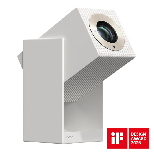 Wanbo Cube 2 Pro – 1080P 500ANSI Android 11 Smart Home Theatre Projector – White
