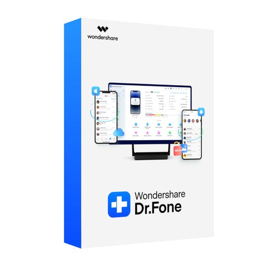 Wondershare Dr.Fone – Full Toolkit for Windows (Digital Perpetual License | 1-5 devices | 1 PC)