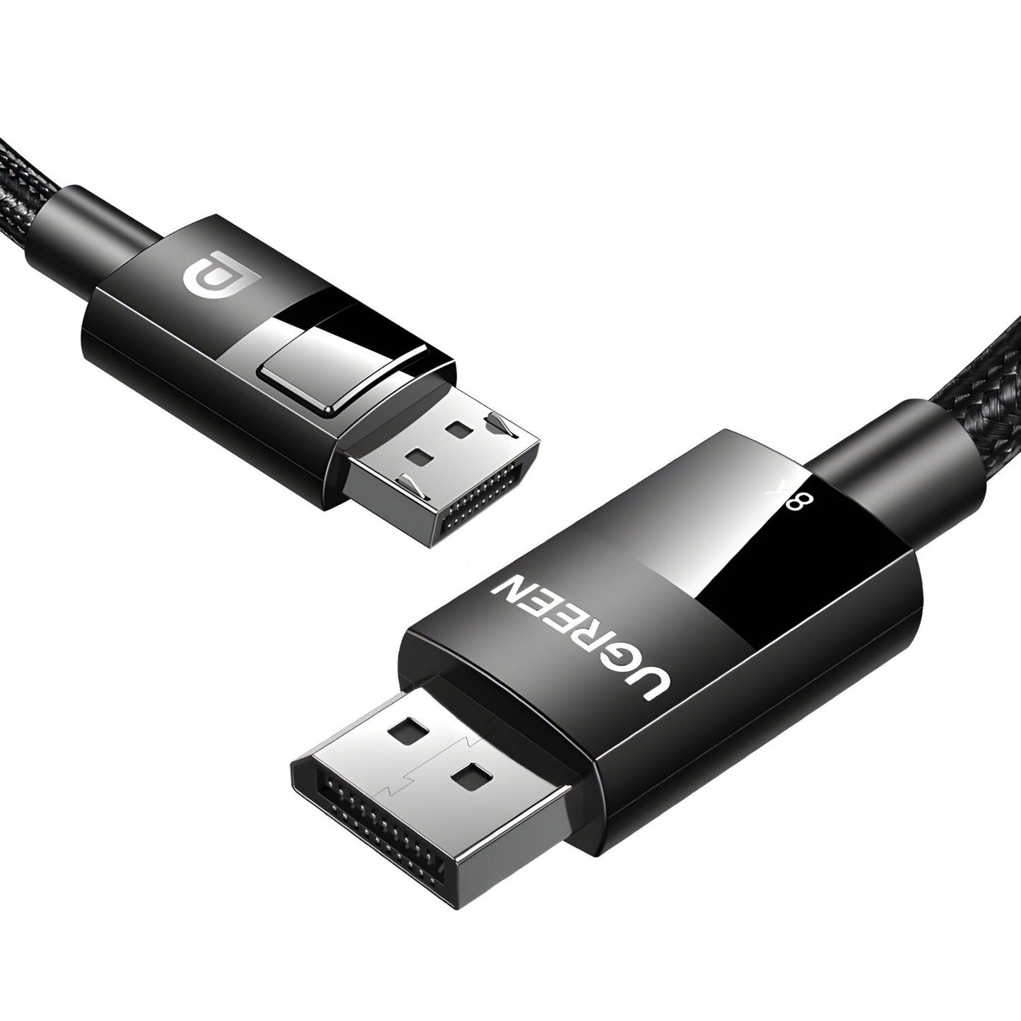 UGREEN DP114 8K DisplayPort Male to Male Braided Cable 2m