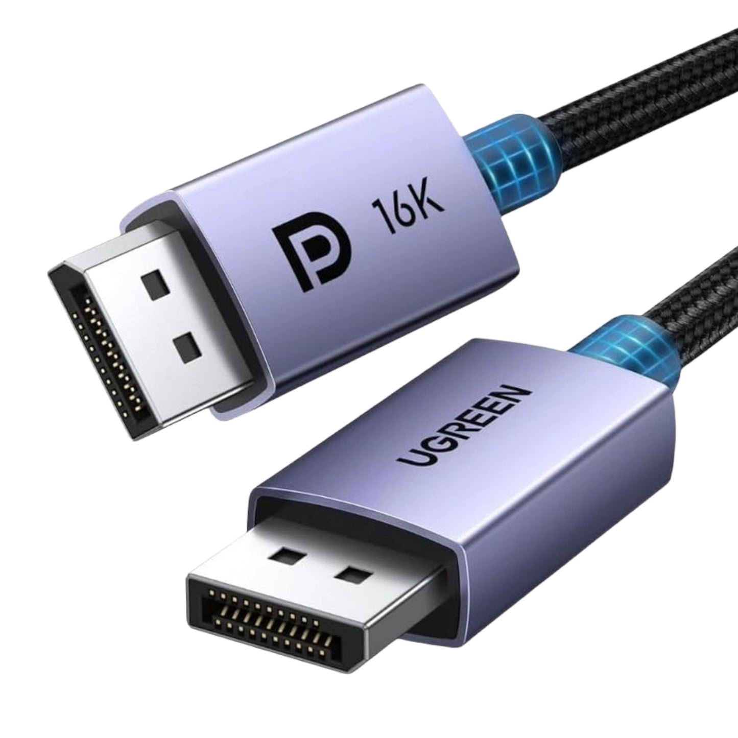 UGREEN DP2.1 Male to Male 16K Braided 1M Cable