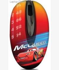 Disney Red Cars Mini Optical USB Mouse