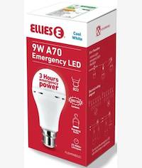 Ellies 9W Emergency LED Bulb B22