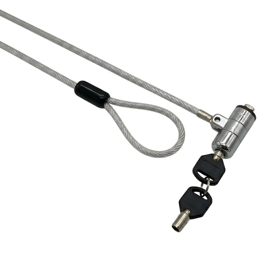 GIZZU 1.8m T-Bar Laptop Cable Lock Master Key Compatible