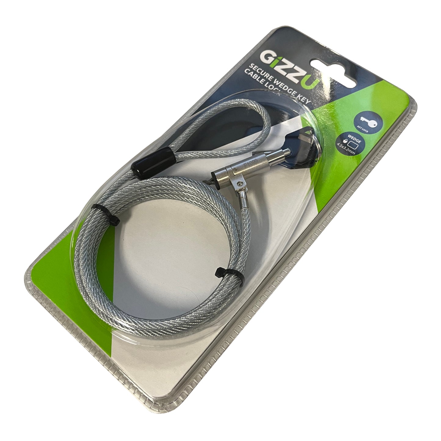 GIZZU 1.8m Wedge Cable Lock