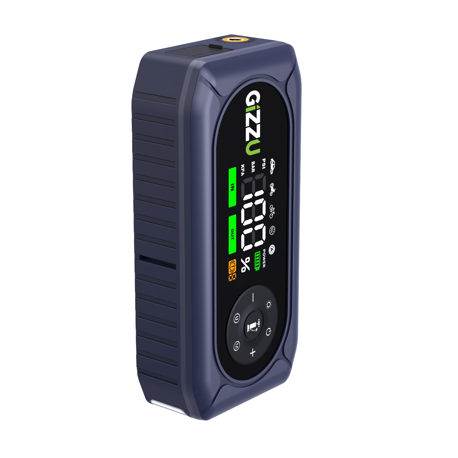 Gizzu 4-in-1 Jump Starter and Air Compressor