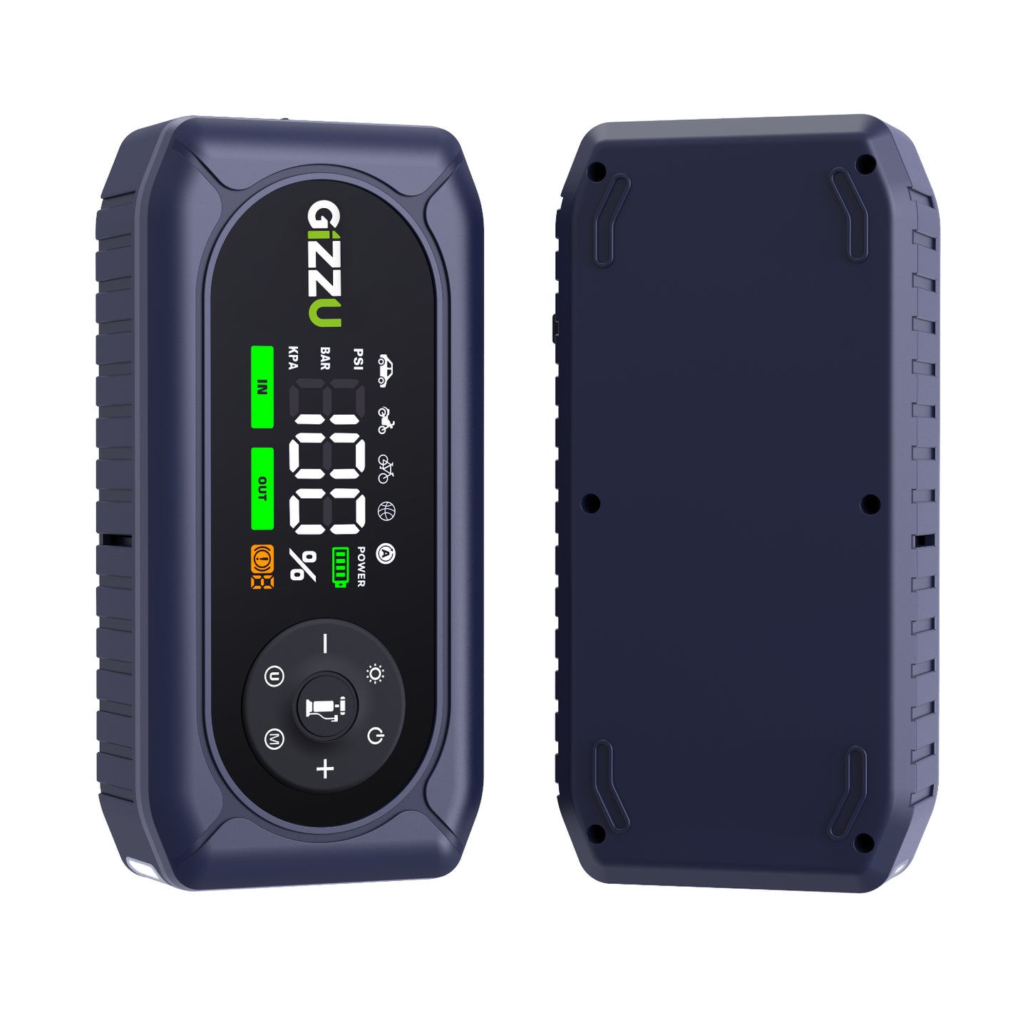 Gizzu 4-in-1 Jump Starter and Air Compressor