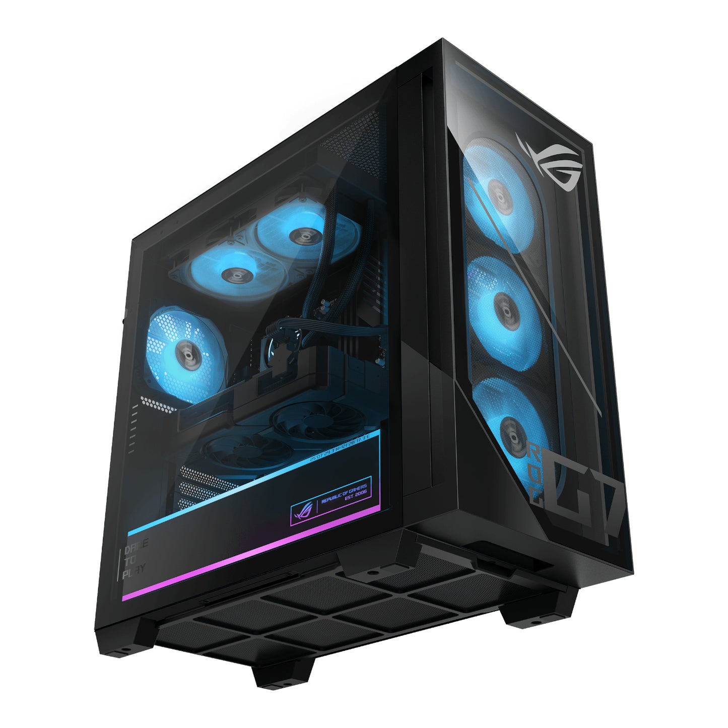 Asus ROG GM700 AMD Ryzen 7 9800X3D Gaming PC | RX 9060 XT | 16GB DDR5 | 2TB SSD | Win 11 Home