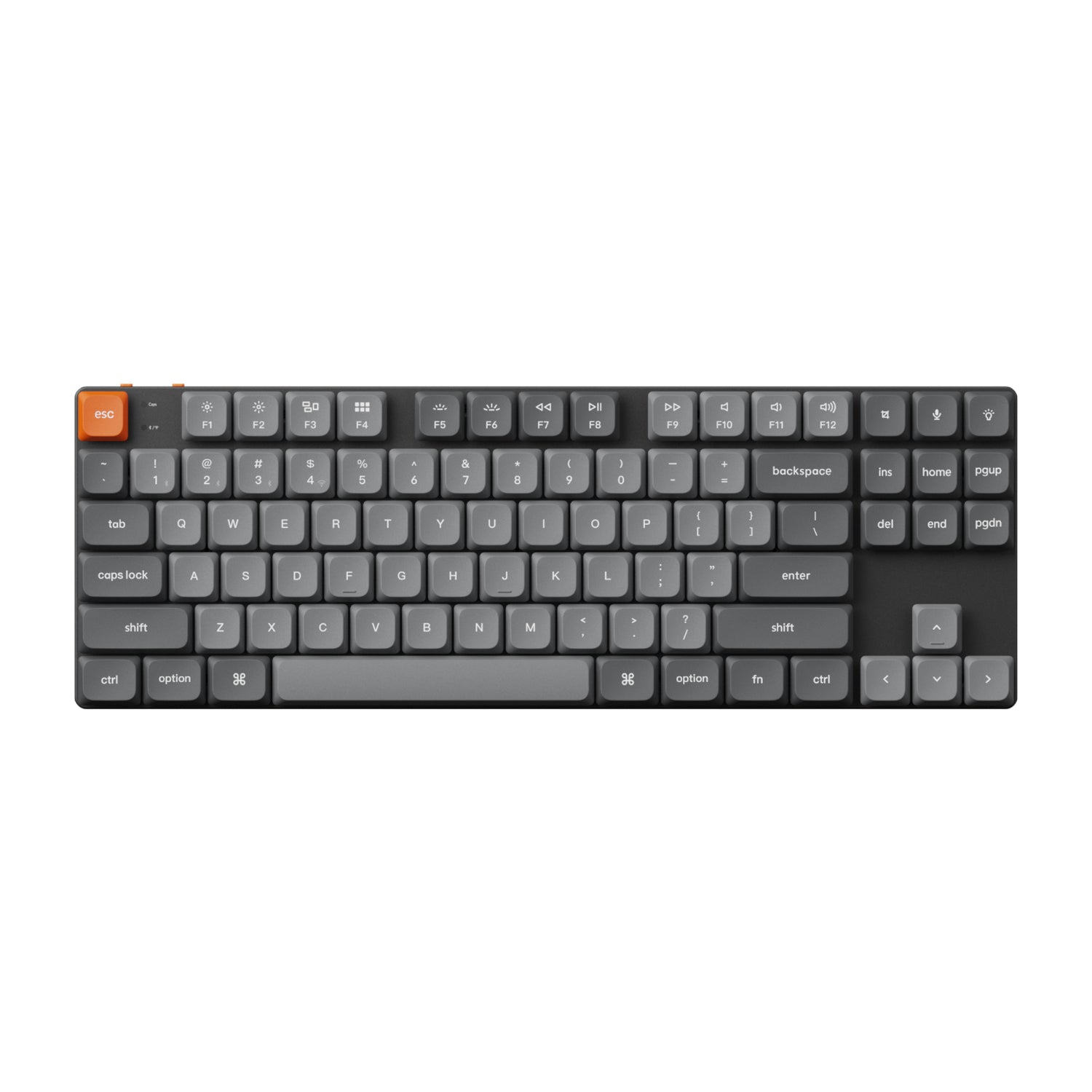 Keychron K1 Max QMK/VIA 80% Wireless Custom Mechanical Keyboard | RED Switches