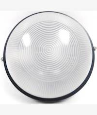 Noble Black Pays Round Bulkhead Light Fitting Large