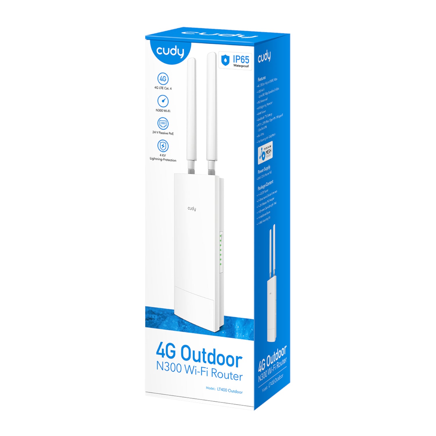 Cudy LT400 4G LTE N300 300Mbps Wi-Fi Outdoor Router