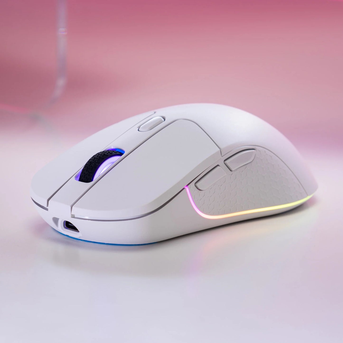 Keychron M3 RGB Wireless Optical Mouse - White