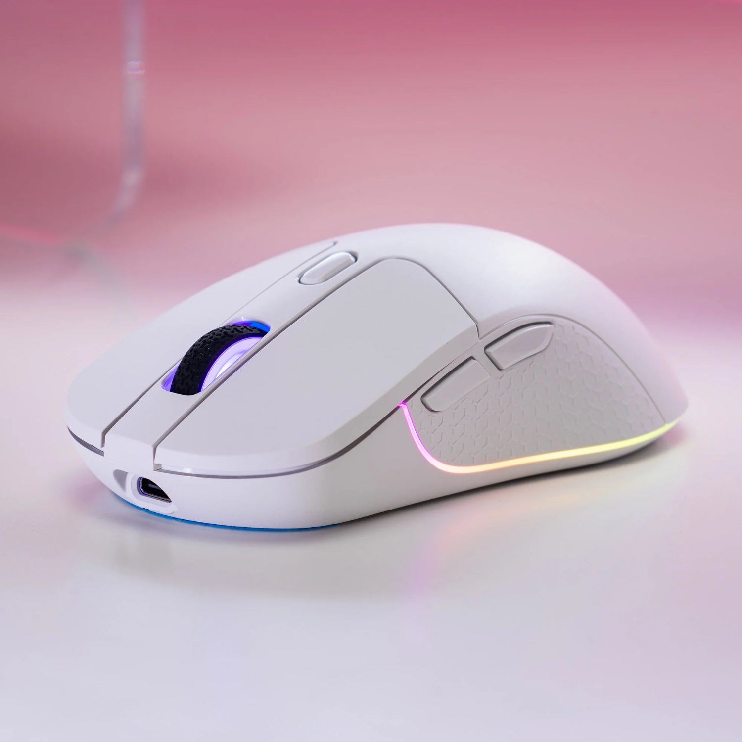 Keychron M3 RGB Wireless Optical Mouse - White
