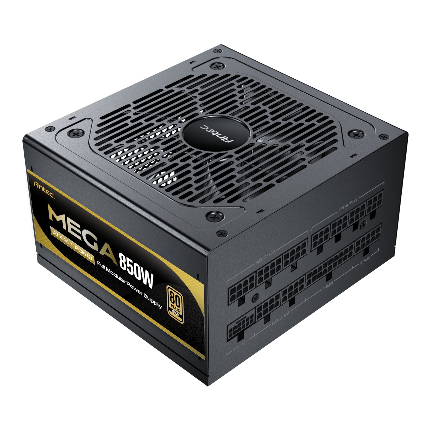 Antec MEGA 850W 80 PLUS Gold ATX3.1 PCIE 5.1 Fully Modular Power Supply