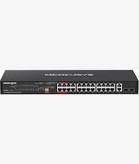 Mercusys 28 Port Gigabit Rackmount Switch With 24 Port PoE Plus