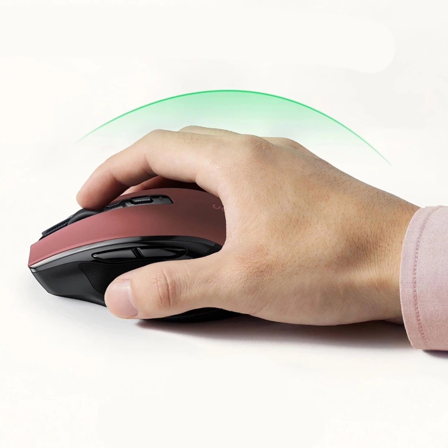 UGREEN MU006 2.4GHz Wireless Optical Mouse - Red