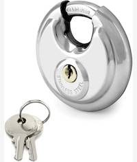 Noble 60mm Stainless Steel Disc Padlock